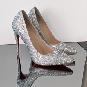Rhinestone wedding heels pumps